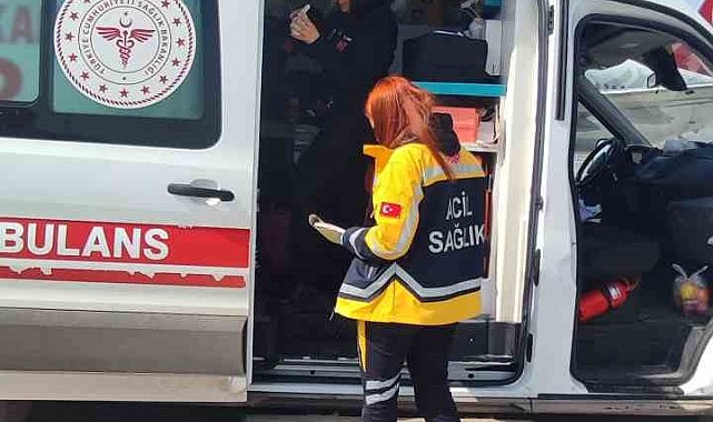 Kahramanmaraş'a giderken fenalaşan hastaya ilk müdahale uçakta yapıldı