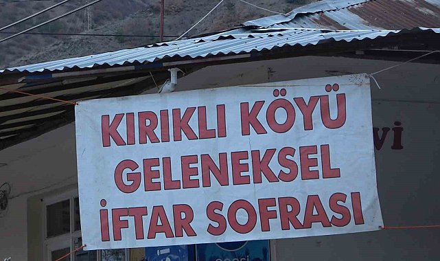 Kırıklı köyünde hayırlı gelenek 19 yıldır sürüyor