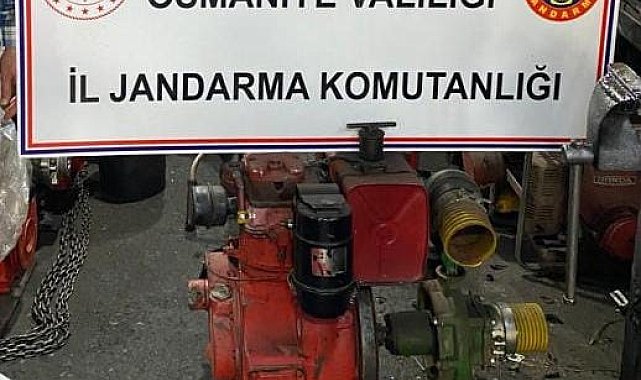 Osmaniye'de hırsızlık şüphelisi yakalandı