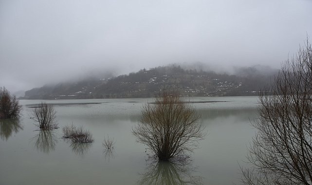 Sinop Erfelek Barajı suyu doldu taştı