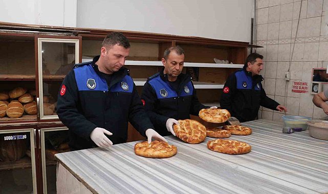 Taşova'da zabıta ekipleri pide fırınlarını denetledi