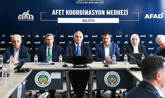 Bakan Ersoy, Malatya'da koordinasyon toplantısına katıldı