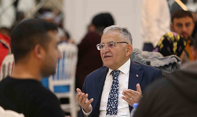 Başkan Büyükkılıç: "Önemli olan bir gönül sofrası oluşturmak"