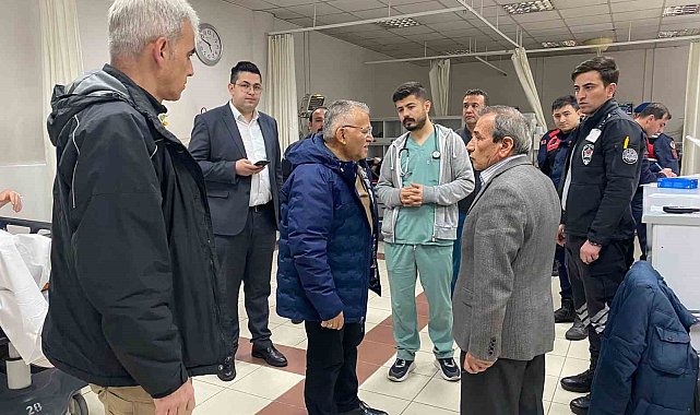 Başkan Büyükkılıç, trafik kazasında yaralanan vatandaşları ziyaret etti