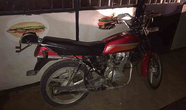 Çalınan motosikletini bir aydır arıyordu, sanayide terk edilmiş bulundu