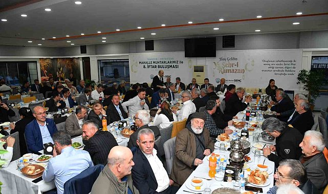Genç, muhtarlarla iftarda buluştu