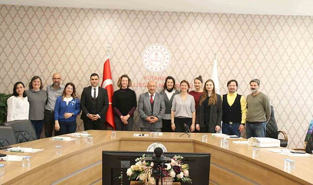 İtalya, İspanya ve Polonya'dan gelen proje ortakları Müdür Başyiğit'i bilgilendirdi