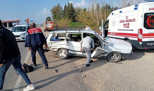Osmaniye'de otomobiller çarpıştı: 1 ölü, 3 yaralı