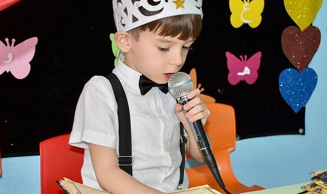 4-6 yaş minikleri için Kur'an-ı Kerime geçme merasimi düzenlendi