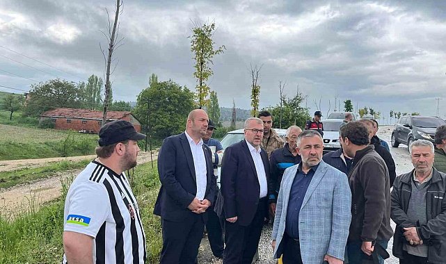 AK Parti heyeti afet bölgesine gitti
