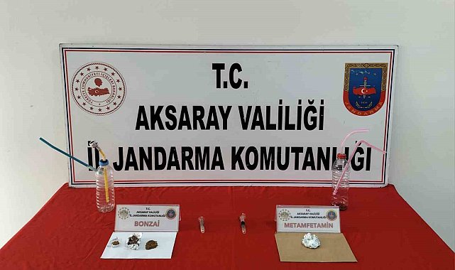 Aksaray'da jandarmadan uyuşturucu operasyonu: 2 gözaltı