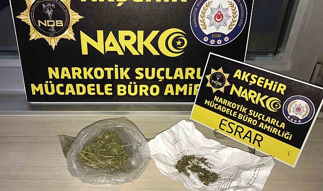 Akşehir'de uyuşturucu operasyonları: 6 gözaltı