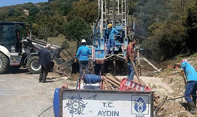 Aydın Büyükşehir Belediyesi'nden 4 farklı noktada sondaj çalışması