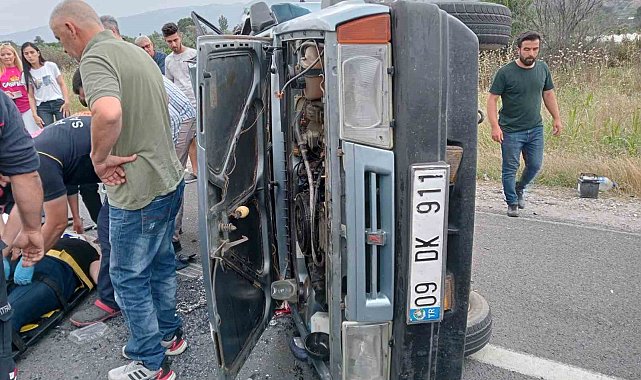 Aydın'da trafik kazası: 2 yaralı