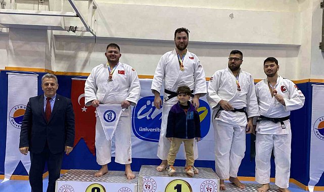 BARÜ'ye ÜNİLİG Judo Türkiye Şampiyonasından madalya