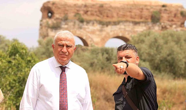 Başkan Atay, Tralleis'teki çalışmaları yerinde inceledi