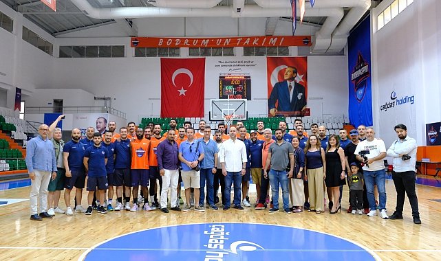 Çağdaş Bodrum Spor Basketbol Kulübü basın mensuplarını ağırladı