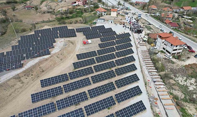 Çameli Belediyesi'nin ilk güneş enerji santrali hizmete açıldı