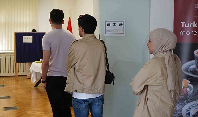 Çekya'da Türkiye'deki seçimler için oy verme işlemi devam ediyor