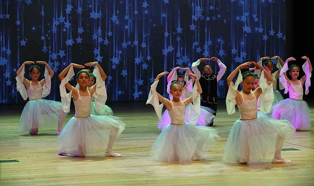 Çocukların bale ve zumba kids gösterisi büyüledi