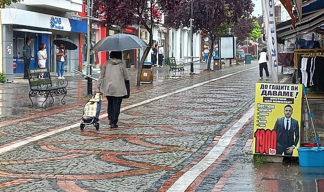 Edirne'de sağanak etkili oldu