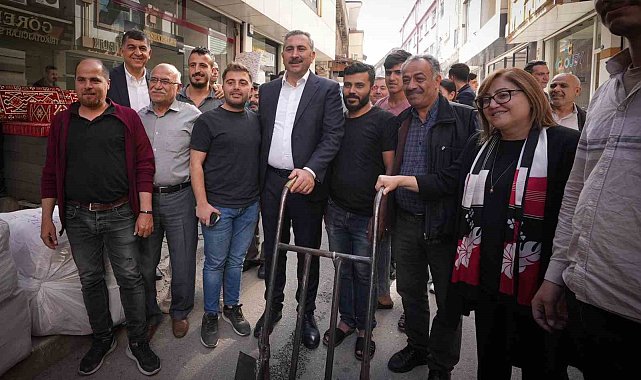 Fadıloğlu ile Gül'den esnafa teşekkür
