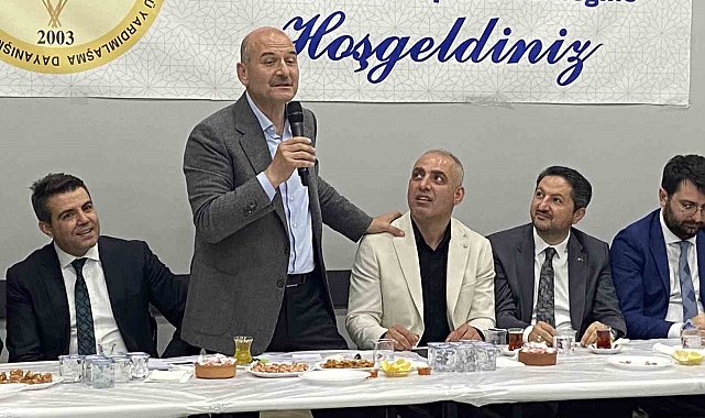 İçişleri Bakanı Soylu: "Bu ülkede Tayyip Erdoğan sadece altyapı yatırımı yapmadı, Tayyip Erdoğan doğu ile batıyı barıştırdı"