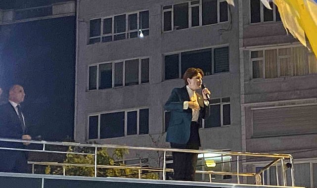 İYİ Parti Genel Başkanı Akşener, Şişli'de Seçim Koordinasyon Merkezi açılışına katıldı
