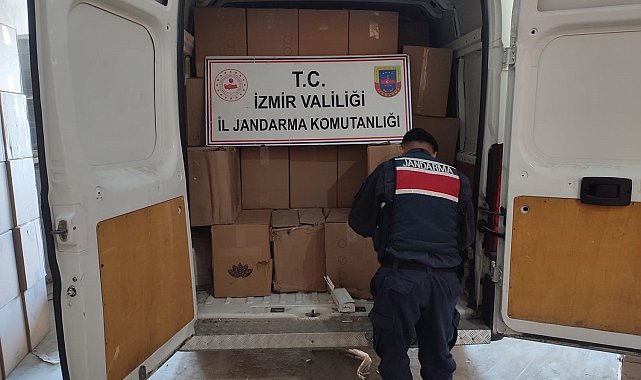 İzmir'de 34 milyon 740 bin kaçak makaron ele geçirildi