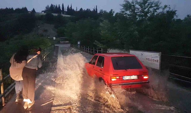 Karabük'te dolu ve sağanak etkili oldu