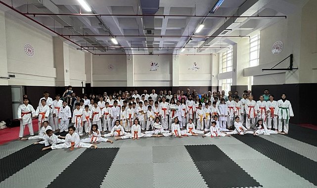 Karetede 120 sporcu yeşil kuşak aldı