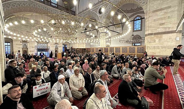 Konya'dan ilk hac kafilesi dualarla uğurlandı