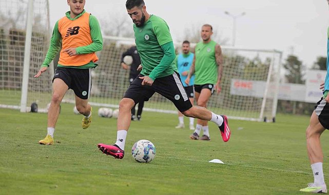 Konyaspor, Kayserispor maçı hazırlıklarını sürdürdü