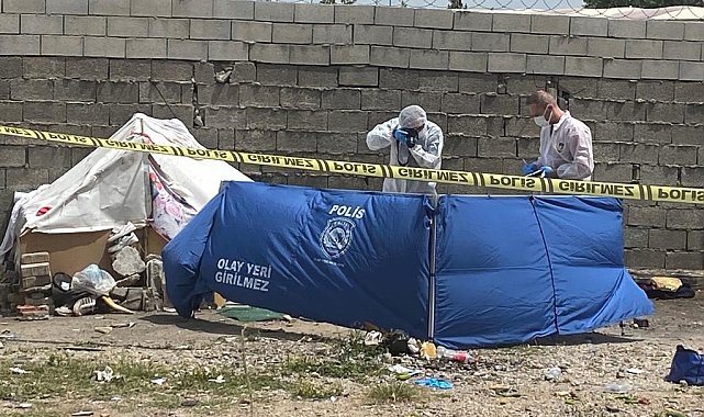 Kurduğu çadırın önünde ölü bulundu