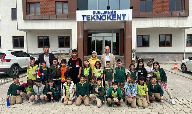 Kütahya'da ilkokul öğrencilerinin Tasarım Teknokent heyecanı