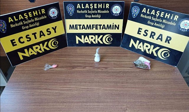 Manisa'da 20 suç kaydı olan şahıs uyuşturucudan yakalandı
