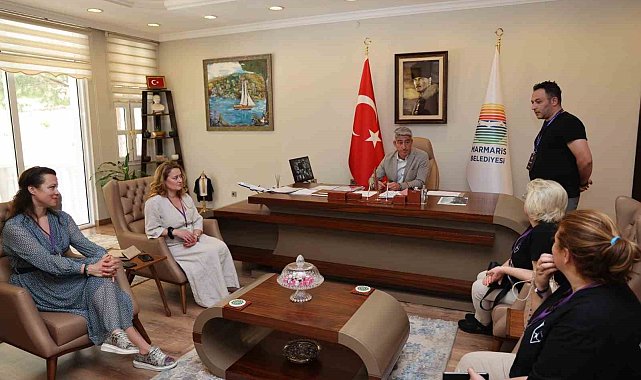 Marmaris Belediyesi Galart ekibini ve dansçı konukları ağırladı