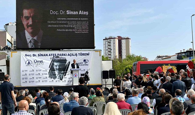Muratpaşa'da Doç. Dr. Sinan Ateş Parkı açıldı