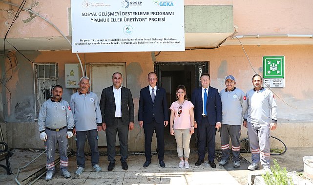 Pamukkale'de pamuk eller üretecek