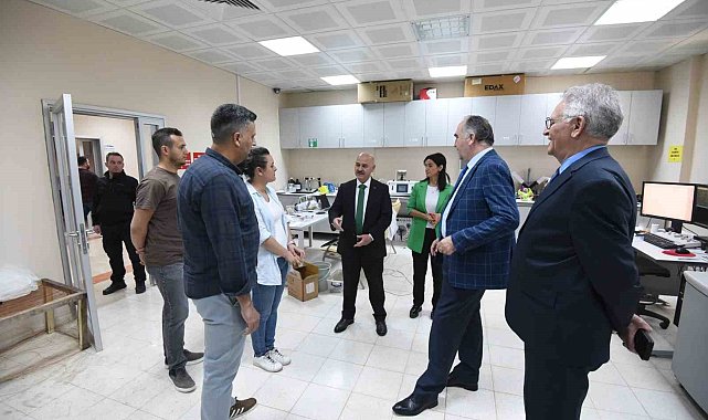 Rektör Dalgın, Düzce Üniversitesinde yapılan çalışmaları inceledi
