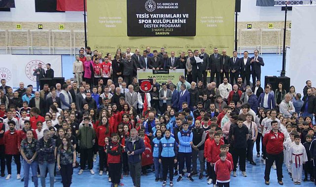 Samsun'da 269 amatör spor kulübüne 7,1 milyon liralık destek
