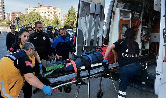 Samsun'da otomobil ile motosiklet çarpıştı:1 yaralı