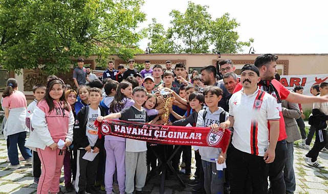 Samsunspor'un şampiyonluk kupası Kavak'ta