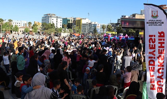 Şanlıurfa'da depremden etkilenen çocuklar gönüllerince eğlendi
