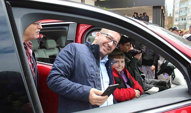 Sinop'ta yerli otomobil Togg'a yoğun ilgi