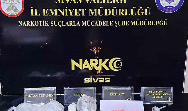 Sivas'ta uyuşturucu operasyonu: 1 tutuklama