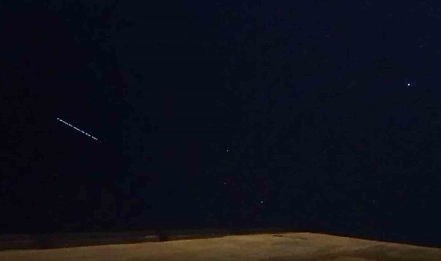 Starlink uyduları Osmaniye semalarında