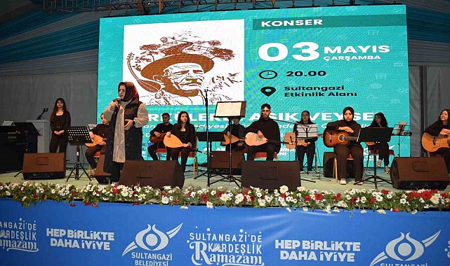 Sultangazi Belediyesi Müzik Akademisi öğrencilerinden 'Türkülerle Aşık Veysel Konseri'