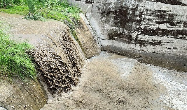 Tabakhane Deresi'nde sular yükseldi