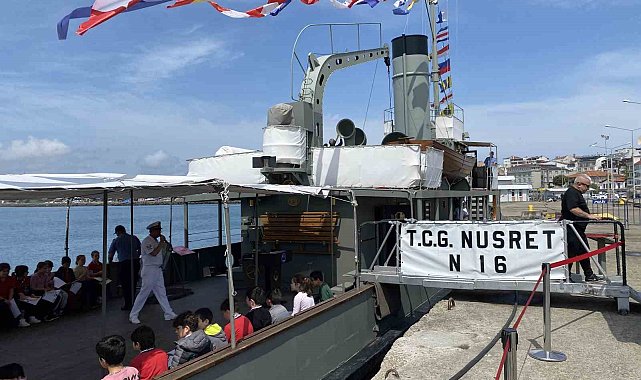 TCG Nusret Gemisi Sinop'ta sergilendi